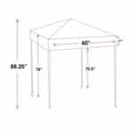 Custom 5' Pop Up Tent (Full Color) - 1