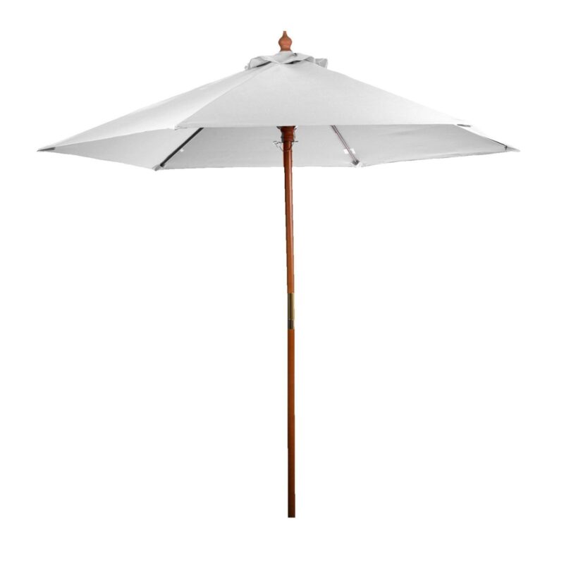 Custom 7' Bamboo Recycled Market Umbrella - 1
