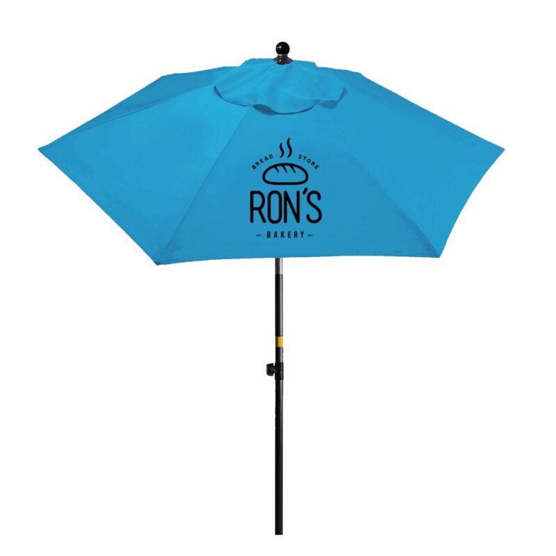 Custom 7' Steel Market Umbrella