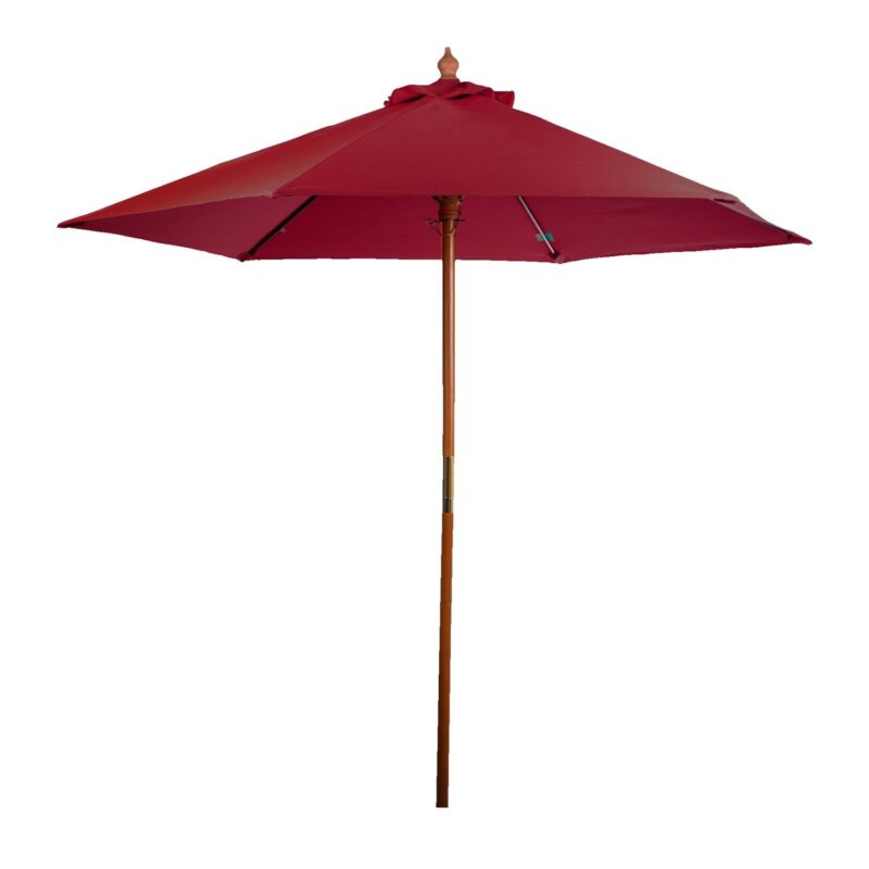 Custom 7' Wooden Market Umbrella - 1