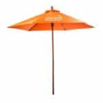 Custom 7' Wooden Market Umbrella