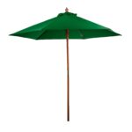 Custom 7' Wooden Market Umbrella - 9