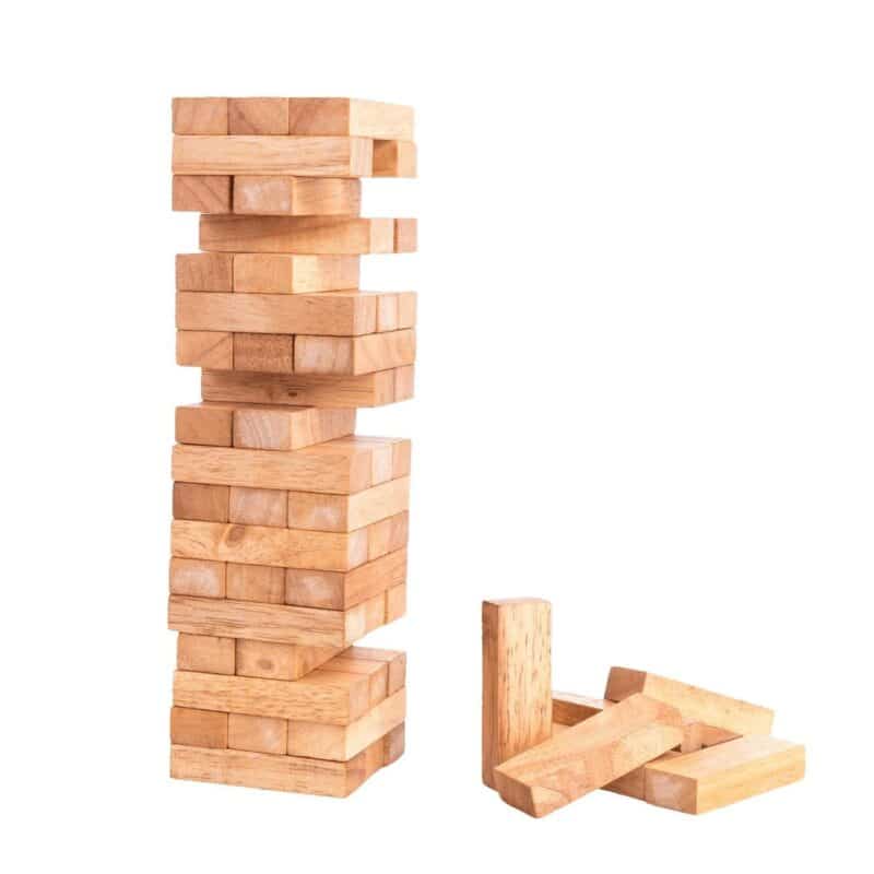 Custom Giant Tower Topple Game - 1