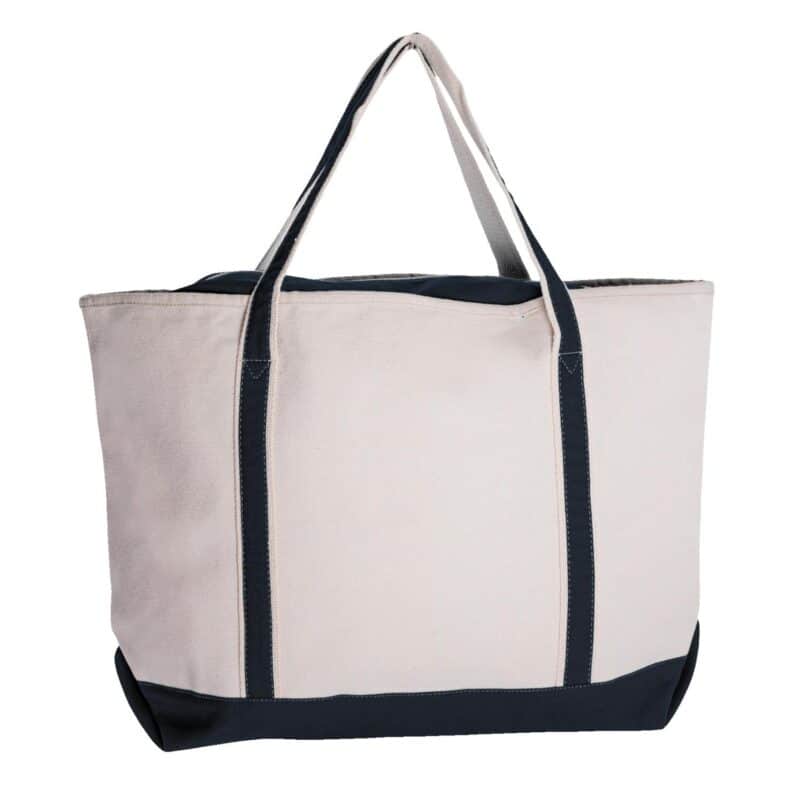 Custom Sailway Large Zippered Tote Bag - 5