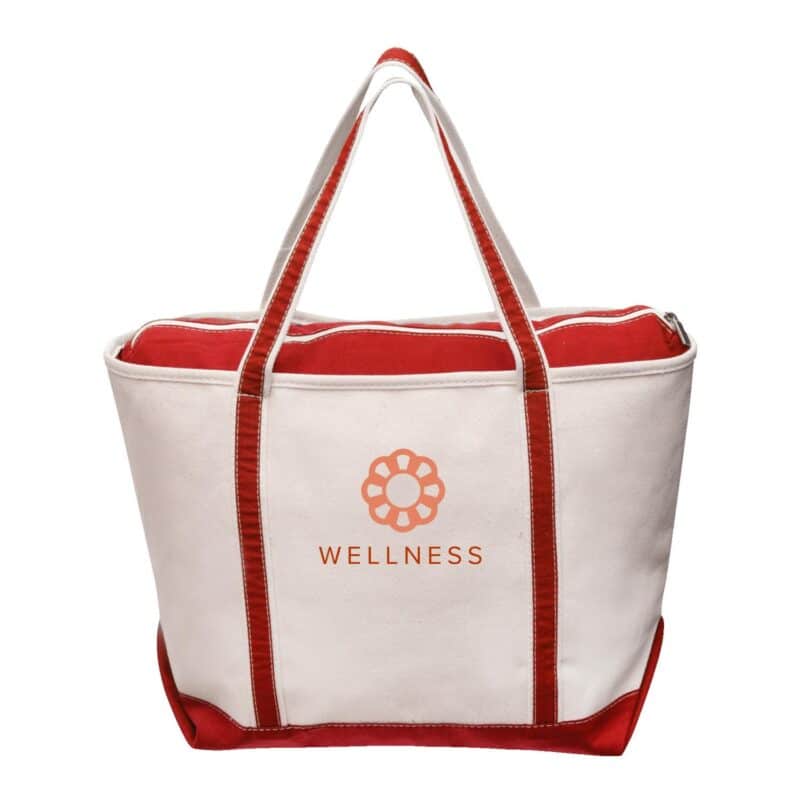 Sailway-Large-Zippered-Tote-Bag-CAN02Z Custom Sailway Large Zippered Tote Bag