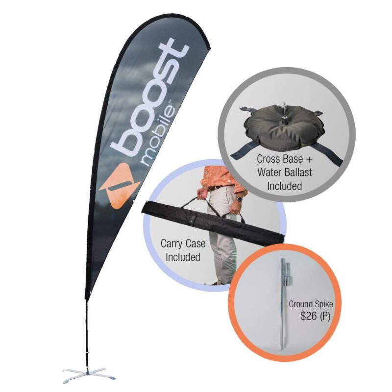 Custom Teardrop Banner (Double Sided)