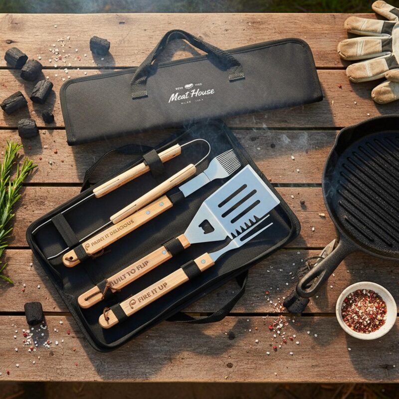 Custom BBQ Grill Set - 3